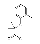 2-Methyl-2-(2-methylphenoxy)propanoyl chloride Structure