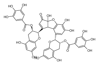 oolongtheanin 3'-O-gallate Structure