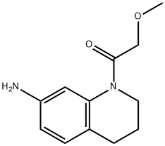 1-(甲氧基乙酰基)-1,2,3,4-四氢喹啉-7-胺结构式