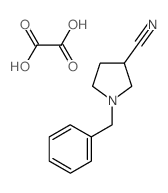 1-苄基吡咯烷-3-腈草酸盐结构式