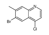 6-Bromo-4-chloro-7-methylquinoline Structure