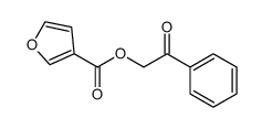 2-氧代-2-苯乙基 3-糠酸酯结构式