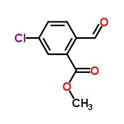 5-氯-2-甲酰基苯甲酸甲酯结构式