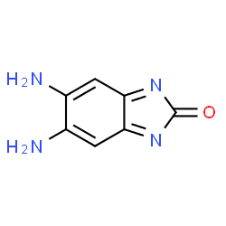 5,6-二氨基苯并咪唑-2-酮结构式