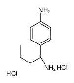 (S)-4-(1-氨基丁基)苯胺双盐酸盐结构式