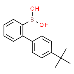 (4'-(叔丁基)-[1,1'-联苯]-2-基)硼酸结构式