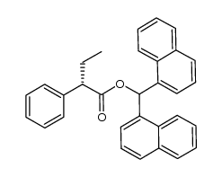 di(1-naphthyl)methyl (S)-2-phenylbutanoate Structure