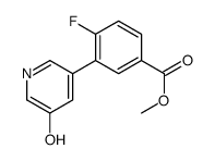 methyl 4-fluoro-3-(5-hydroxypyridin-3-yl)benzoate Structure