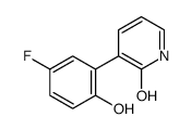 3-(5-fluoro-2-hydroxyphenyl)-1H-pyridin-2-one结构式