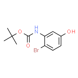 N-BOC-3-AMINO-4-BROMOPHENOL Structure