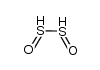 disulfur dioxide Structure