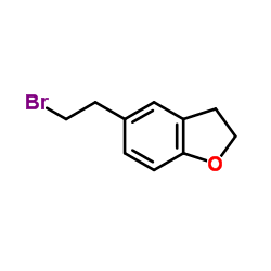 5-(2-溴乙基)-2,3-二氢苯并呋喃结构式