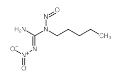 1-Nitroso-3-nitro-1-pentylguanidine Structure
