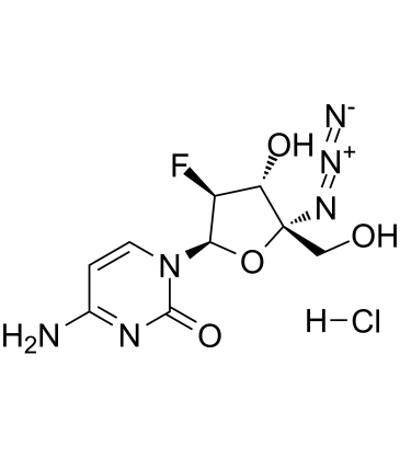 Azvudine hydrochloride结构式