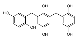2,6-bis[(2,5-dihydroxyphenyl)methyl]benzene-1,4-diol Structure