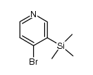 4-Brom-3-(trimethylsilyl)pyridin结构式