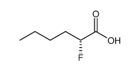 (R)-(+)-2-fluorohexanoic acid Structure