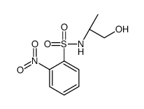 N-[(1S)-2-羟基-1-甲基乙基]-2-硝基苯磺酰胺结构式