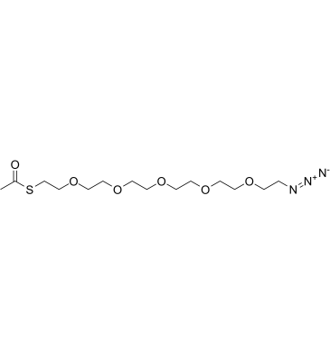 Azido-PEG5-S-methyl ethanethioate结构式