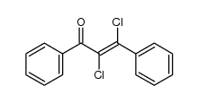 2,3-Dichlor-1,3-diphenyl-propenon结构式