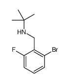 N-t-Butyl 2-bromo-6-fluorobenzylamine结构式