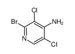 2-Bromo-3,5-dichloro-4-pyridinamine Structure