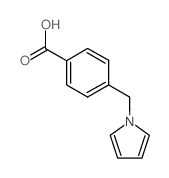 4-(1H-吡咯-1-甲基)苯甲酸结构式