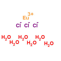 氯化铕(III),六水合物结构式