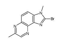 2-bromo-3,7-dimethylimidazo[4,5-f]quinoxaline Structure