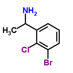 1-(3-Bromo-2-chlorophenyl)ethanamine Structure