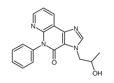 3-(2-hydroxypropyl)-5-phenylimidazo[4,5-c][1,8]naphthyridin-4-one Structure