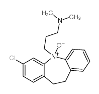 3-(2-chloro-5,6-dihydrobenzo[b][1]benzazepin-11-yl)-N,N-dimethylpropan-1-amine oxide结构式