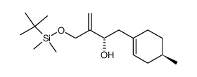 (S-(R*))-4-(((1,1-dimethylethyl)dimethylsilyl)oxy)-1-(4-methylcyclohexen-1-yl)-3-methylene-2-butanol结构式