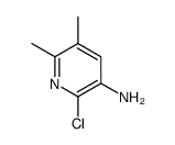 2-Chloro-5,6-dimethylpyridin-3-amine Structure