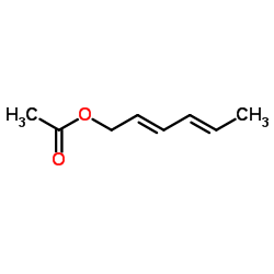 反,反-2,4-己二烯醛醋酸酯结构式