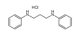 N,N'-(diphenyl)-1,3-diaminopropane dihydrochloride Structure