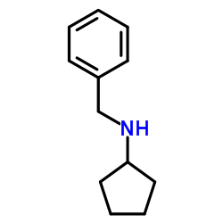 N-苄基-N-环戊胺结构式