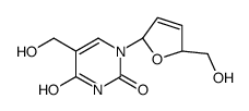 2',3'-didehydro-2',3'-dideoxy-5-hydroxymethyluridine结构式