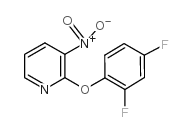 2-(2,4-二氟苯氧基)-3-硝基吡啶结构式