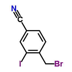 4-氰基-2-碘苄溴结构式