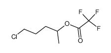 1-chloro-4-trifluoroacetoxy-pentane结构式