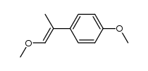 (Z)-1-methoxy-2-(4-methoxyphenyl)propene结构式