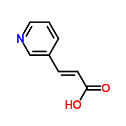 反-3(3-吡啶基)烯丙酸结构式