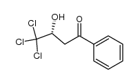 (R)-4,4,4-trichloro-3-hydroxy-1-phenyl-1-butanone结构式