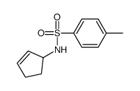 Benzenesulfonamide, N-2-cyclopenten-1-yl-4-methyl- (9CI)结构式
