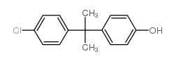 4-[1-(4-CHLOROPHENYL)-1-METHYLETHYL]PHENOL结构式