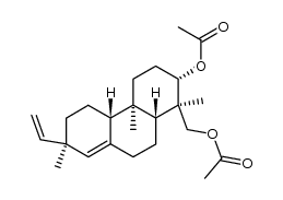 sandaracopimaradiene-3β,18-diol diacetate结构式