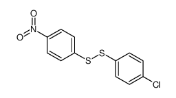 1-[(4-chlorophenyl)disulfanyl]-4-nitrobenzene结构式