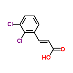 (2E)-3-(2,3-Dichlorophenyl)acrylic acid Structure