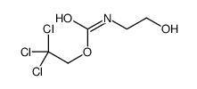 2,2,2-trichloroethyl N-(2-hydroxyethyl)carbamate结构式